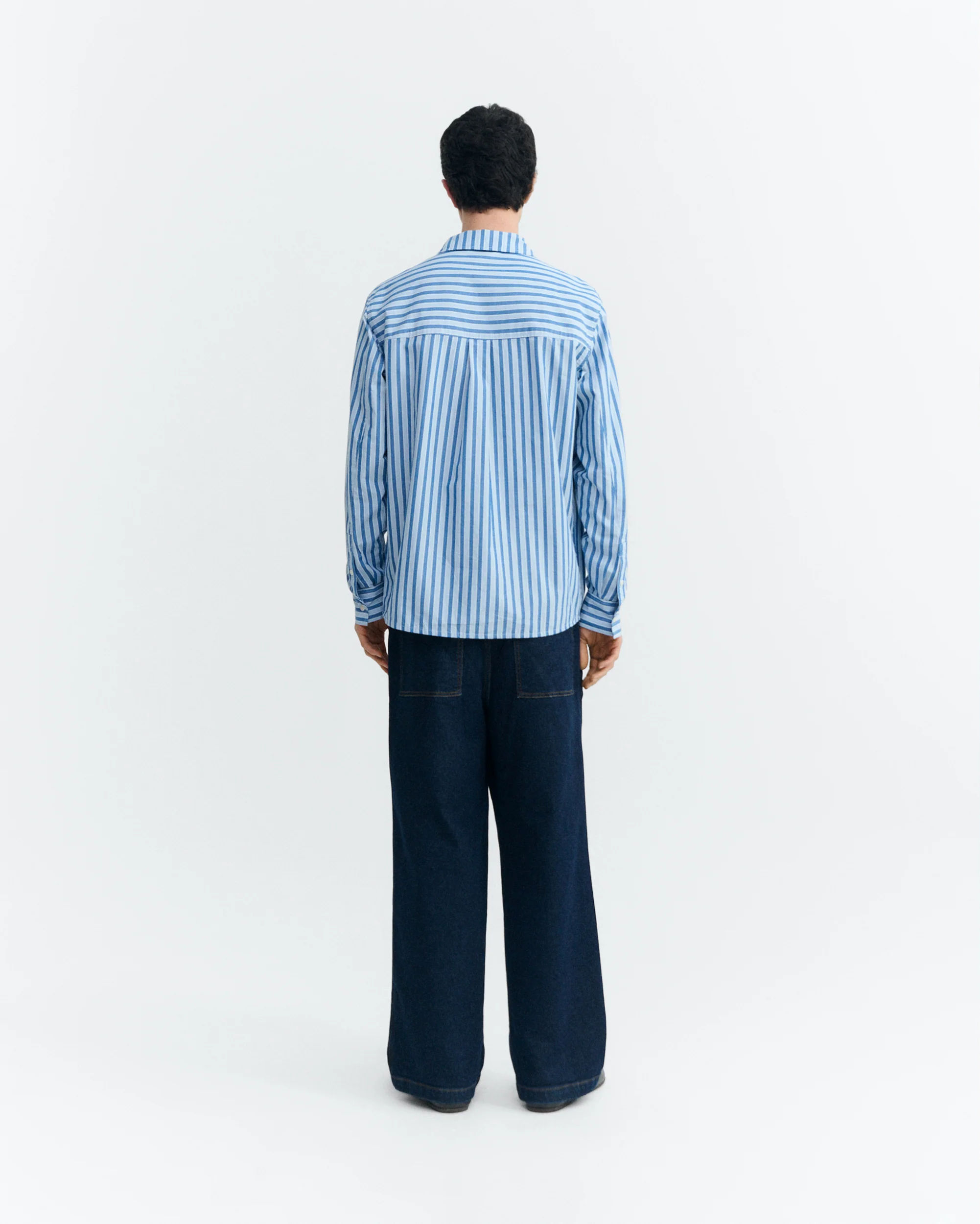 Camisa rayas azul Jimbo - Image 4