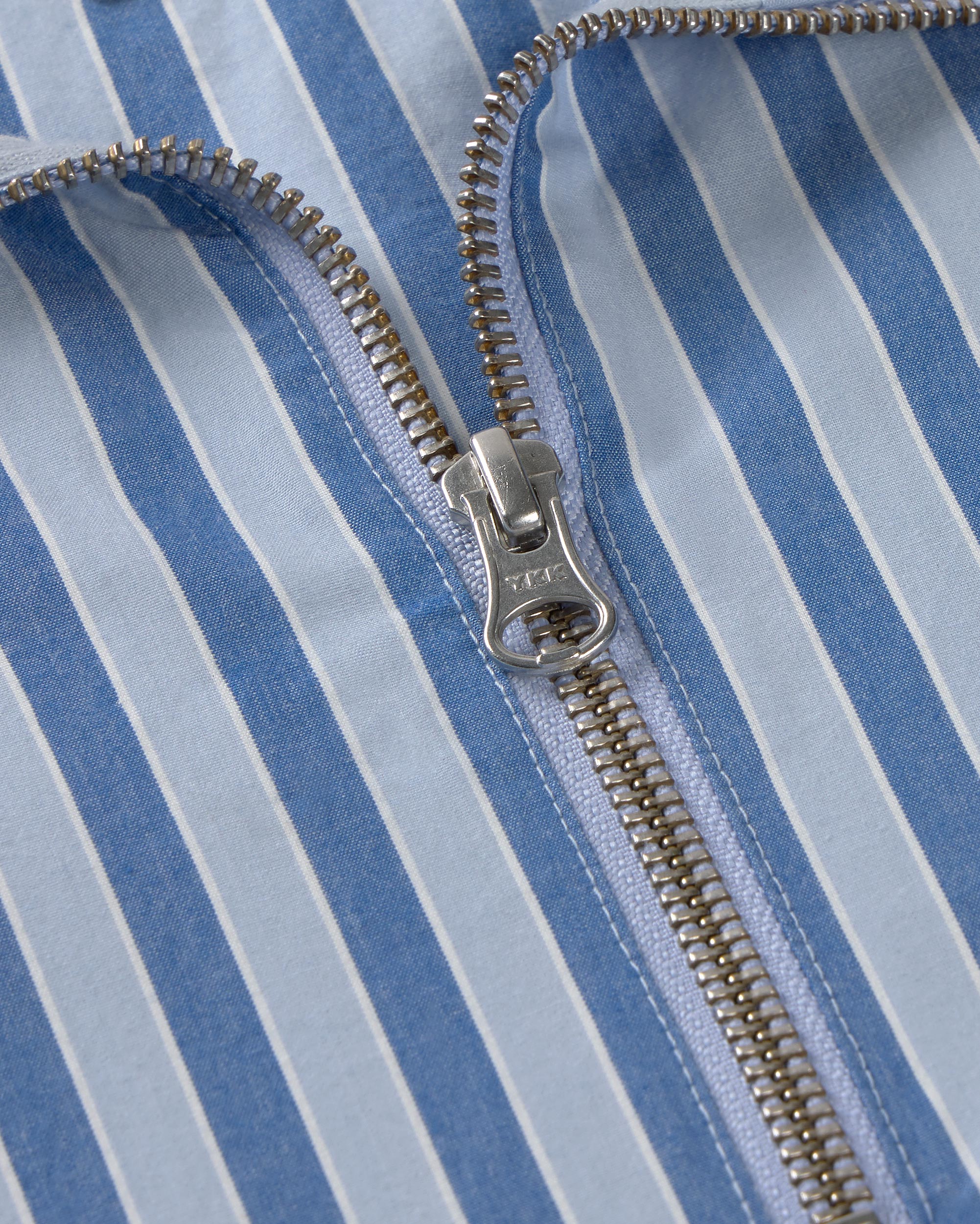 Chaqueta oversize rayas azul Reed - Image 6