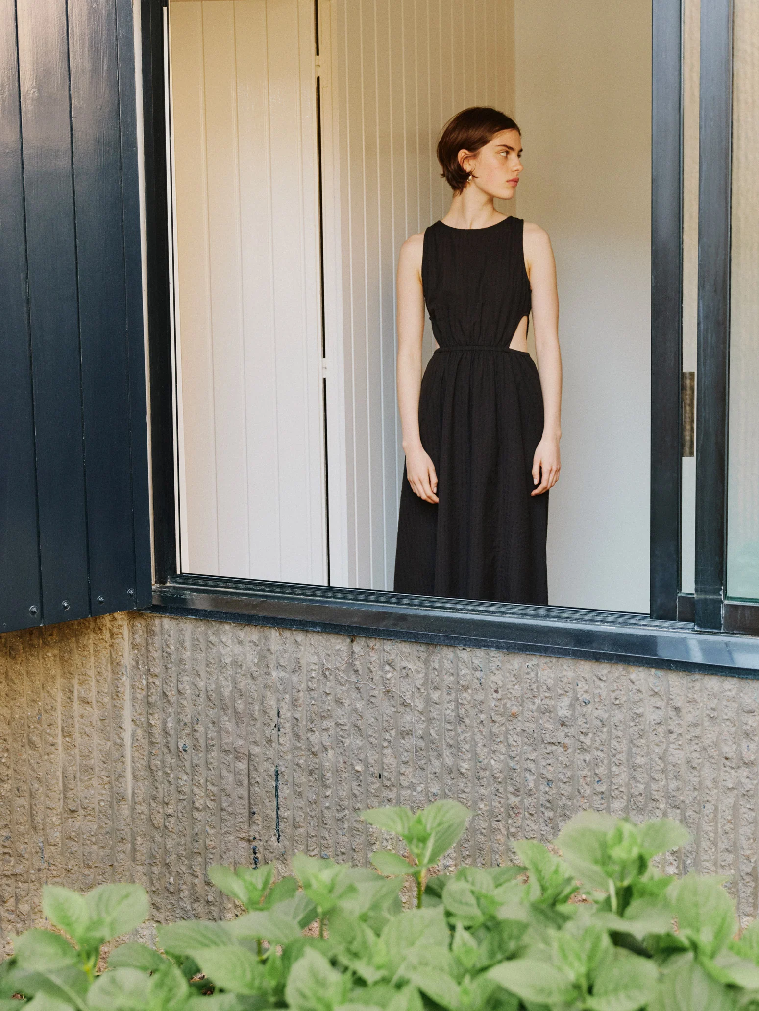 Vestido seersucker cut out Kin - Image 7