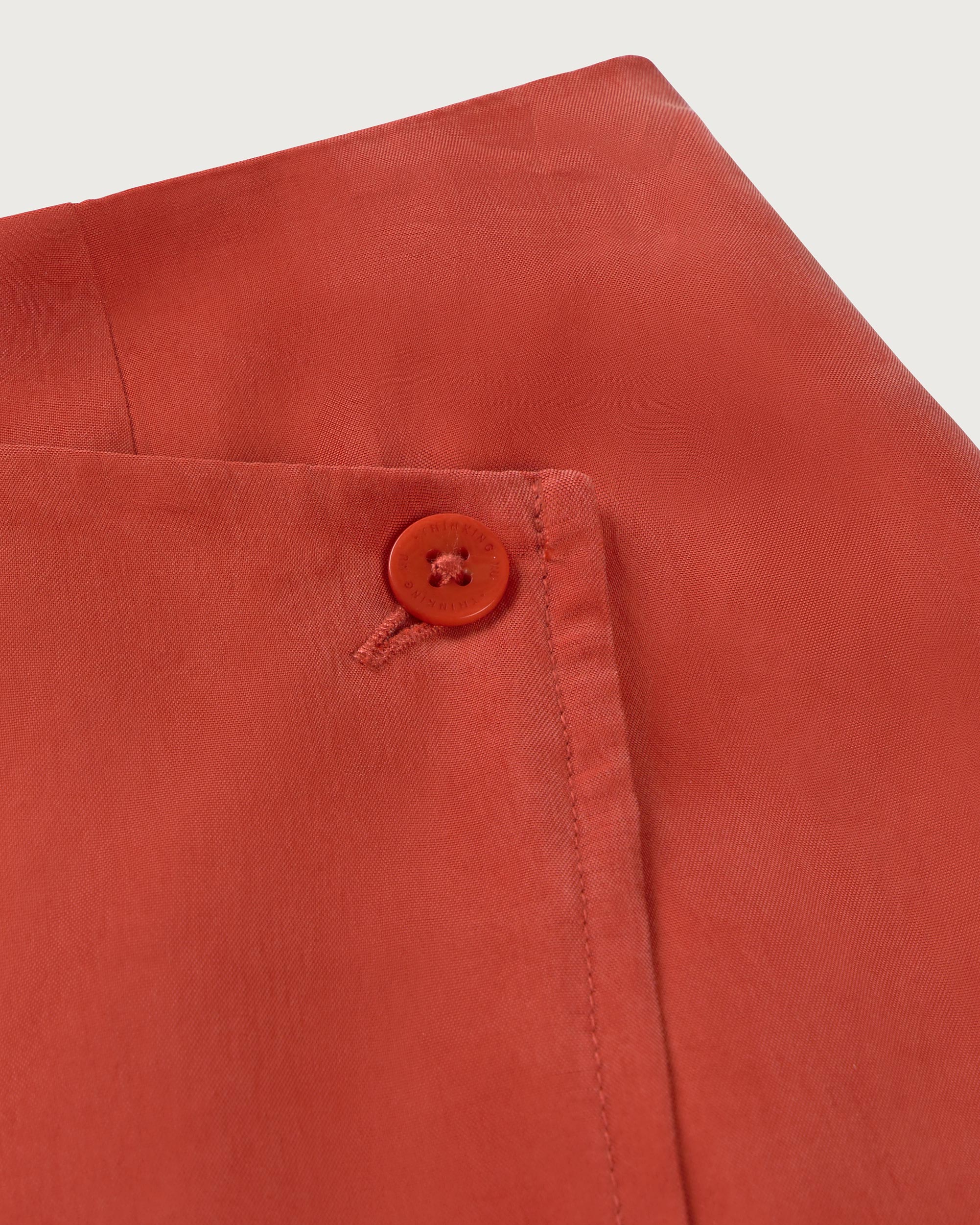 Falda larga roja cupro Selina - Image 6