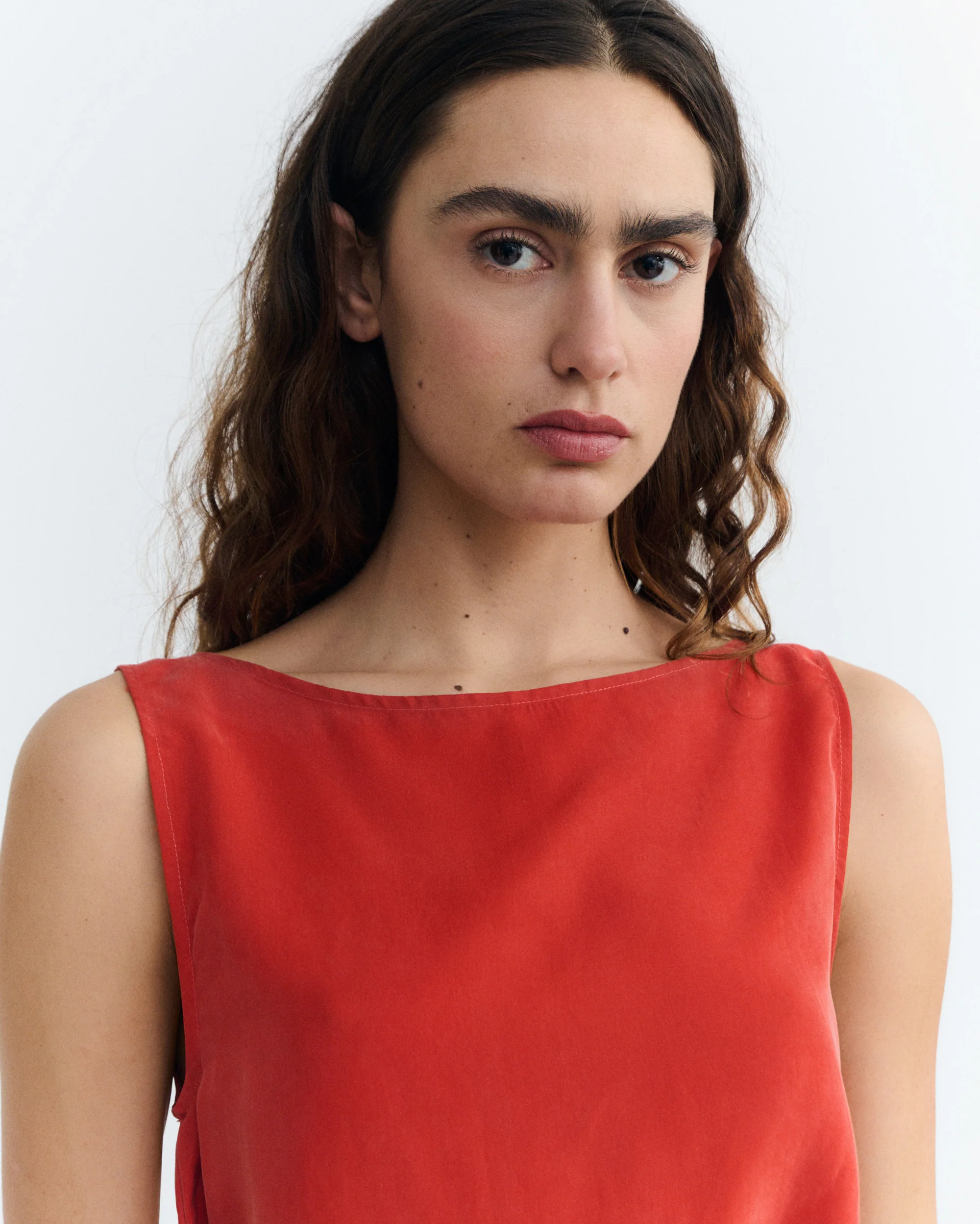 Top rojo lazo cupro Solea - Image 4