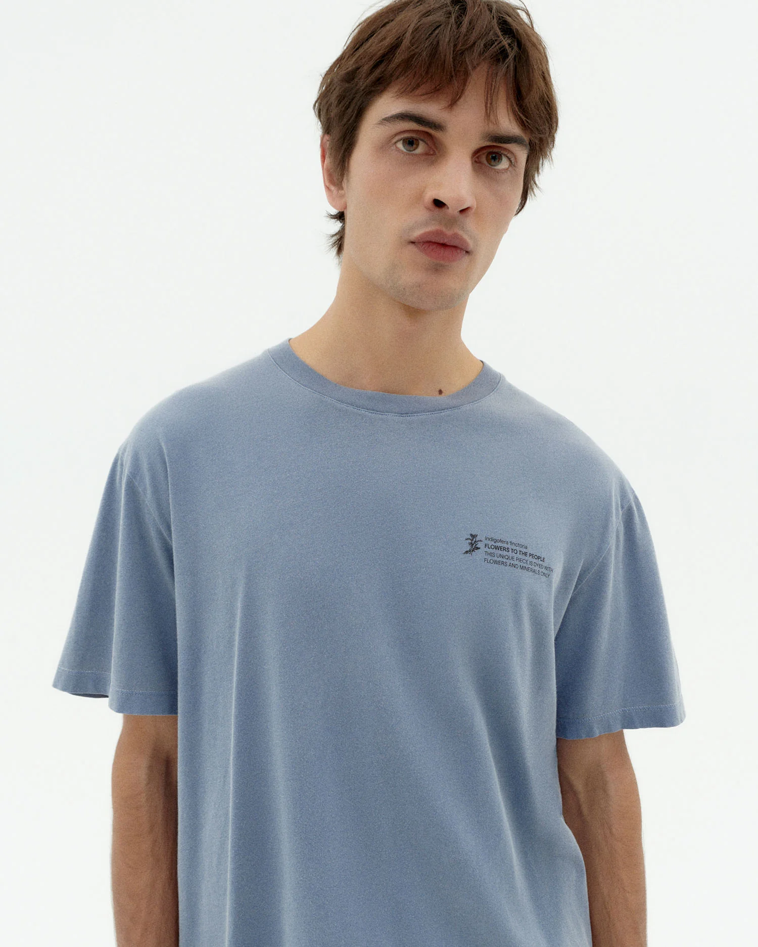 Camiseta unisex indigo tinte natural - Image 3