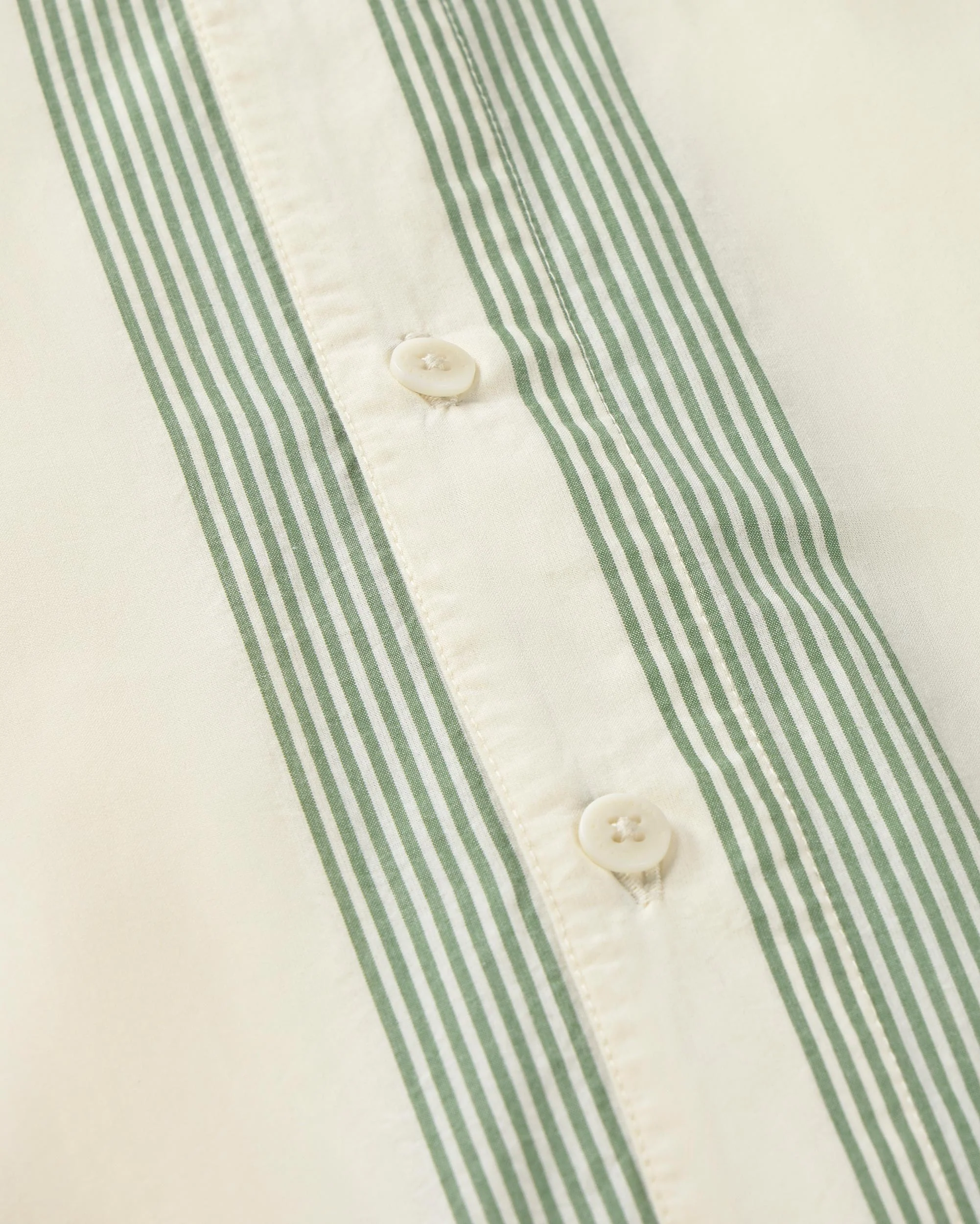 Camisa popelin rayas verde Jim - Image 6