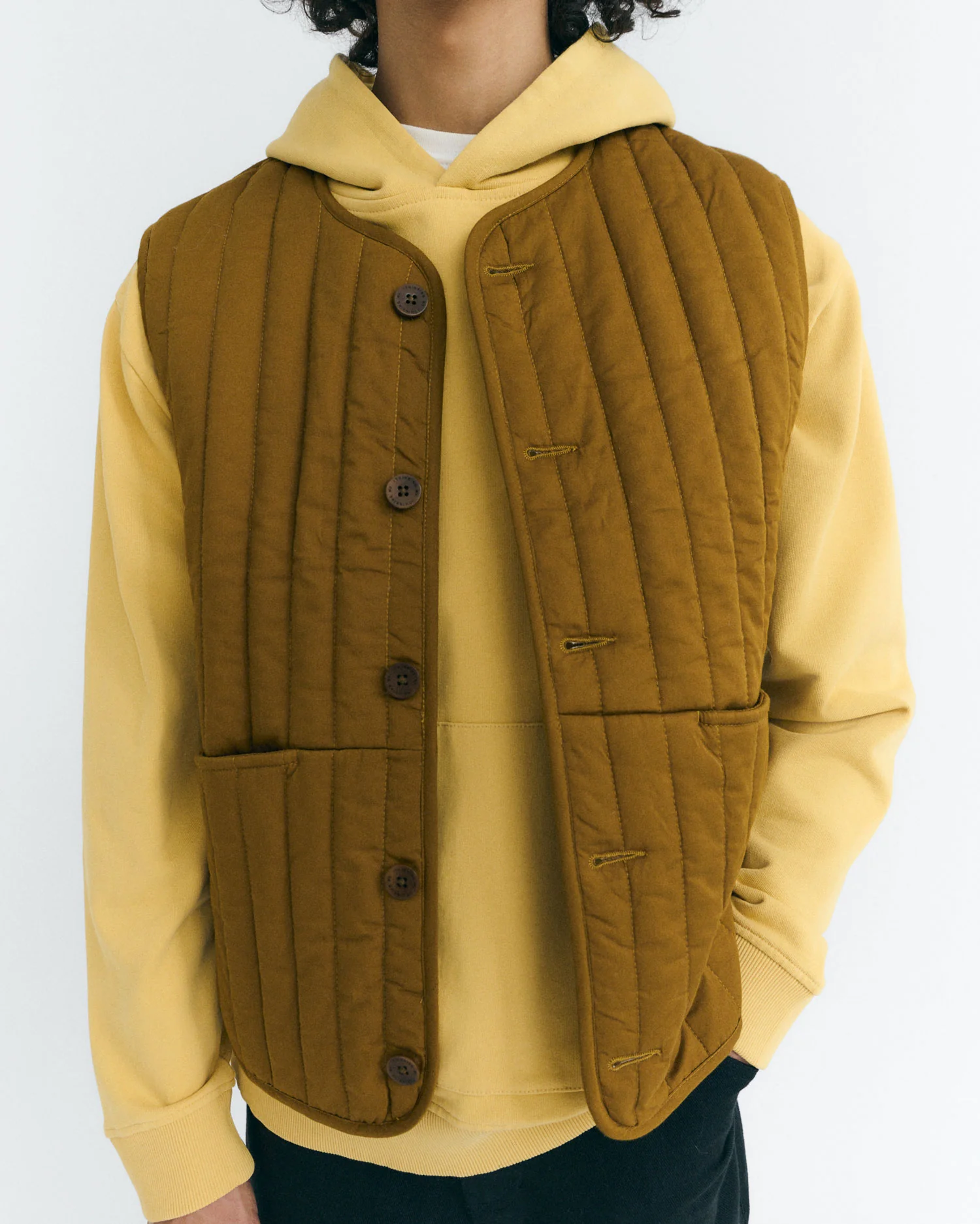 Chaleco acolchado marrón Jon - Image 3