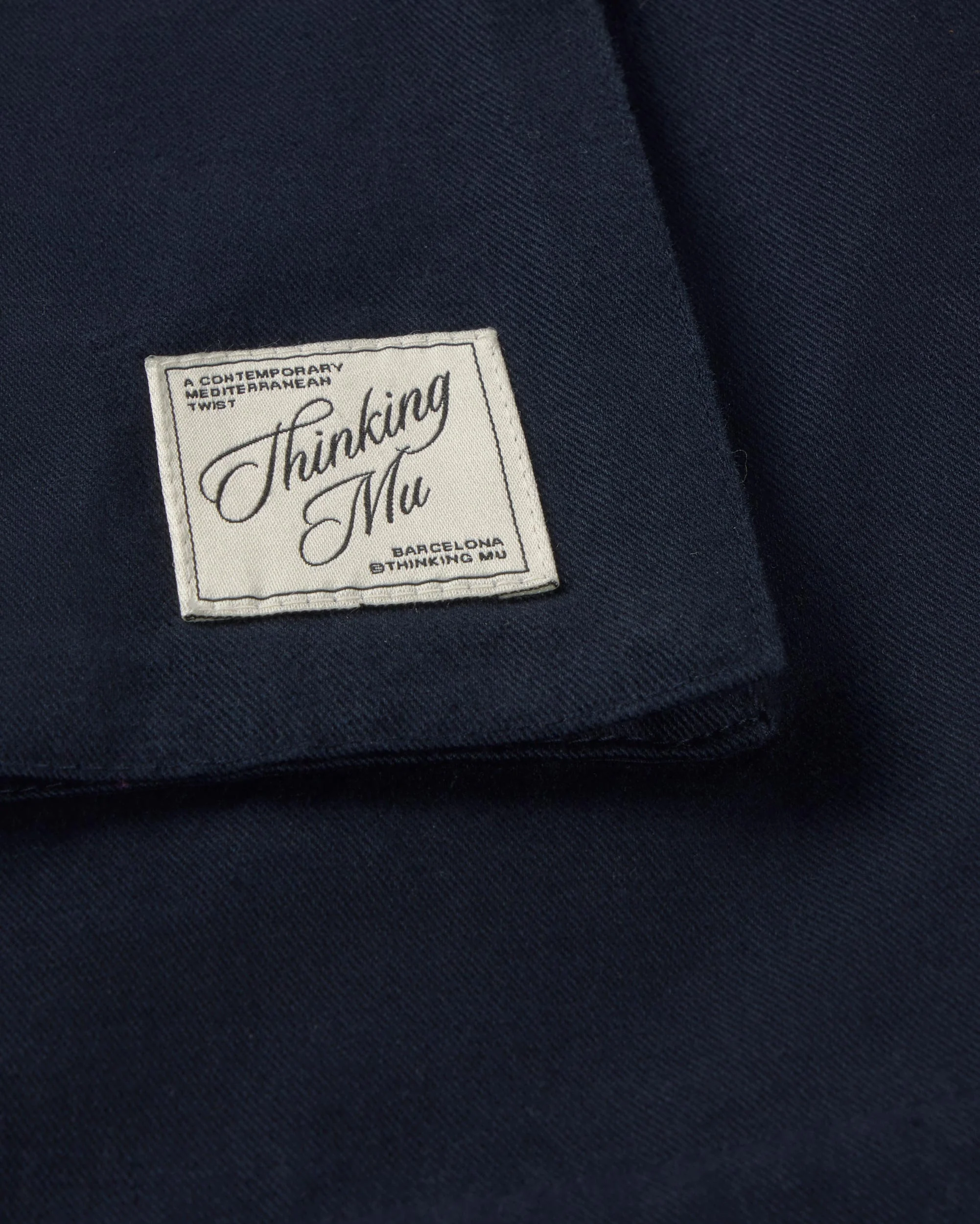 Chaqueta boxy navy Callum - Image 7