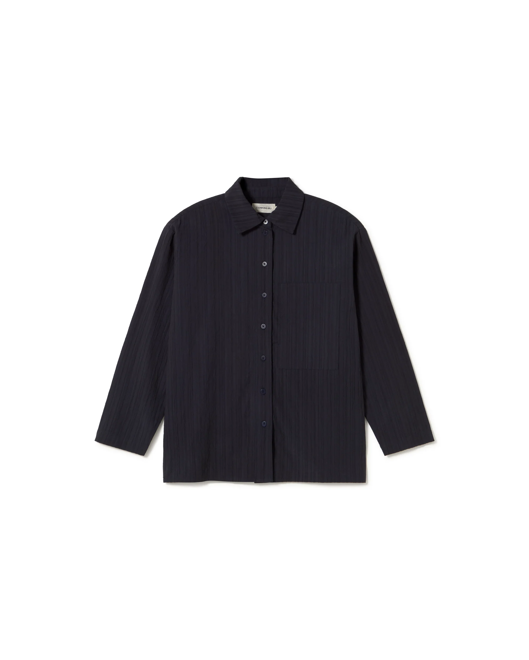 Blusa texturizada navy Marcelle - Image 6