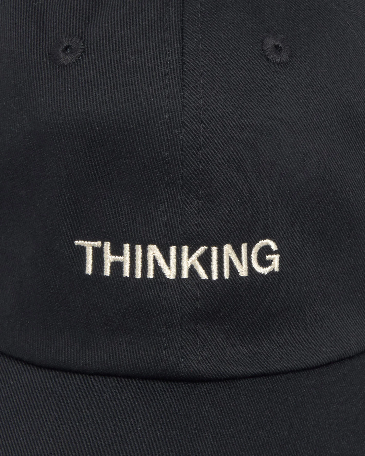 Gorra negra bordada Thinking Chris - Image 5