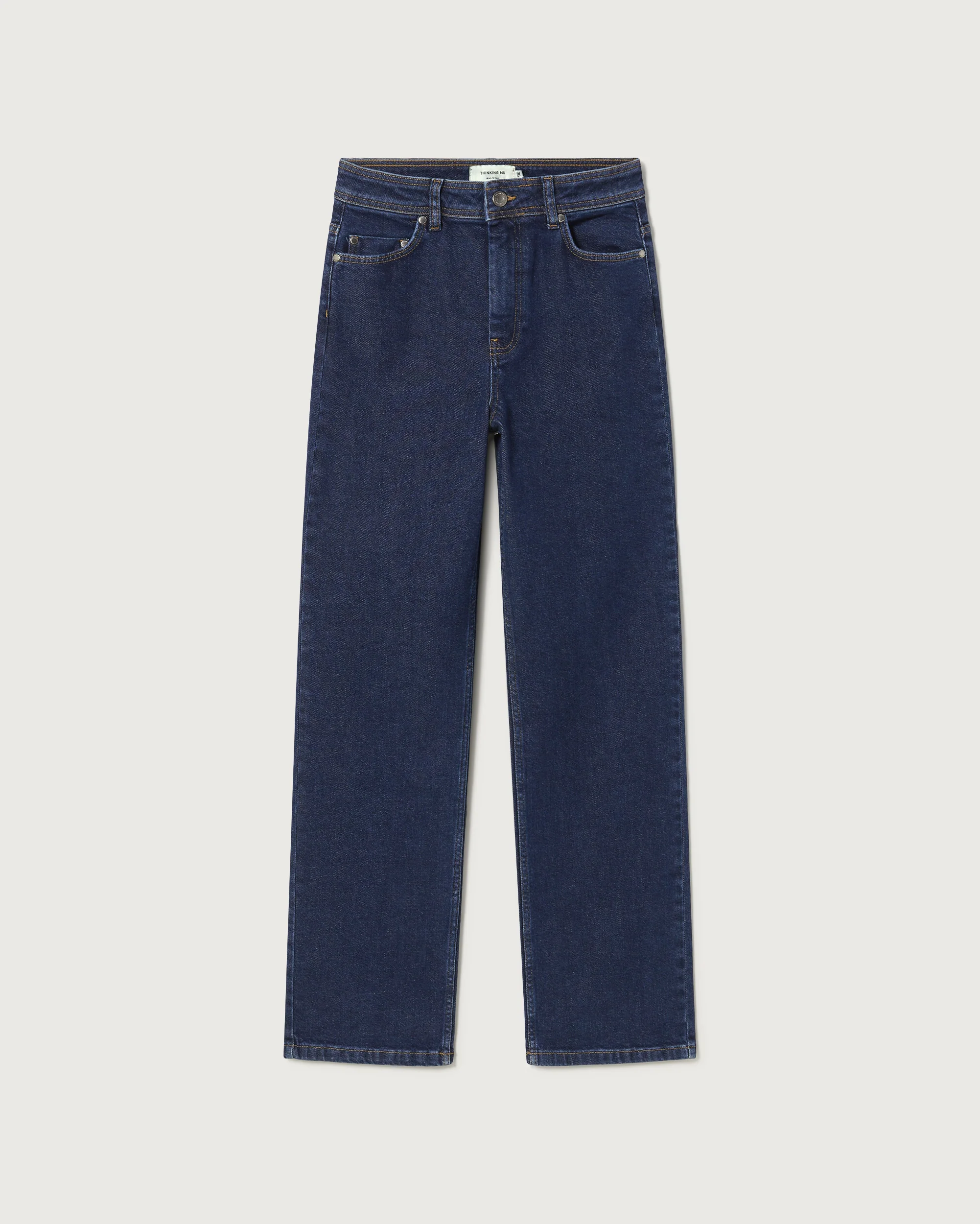 Jeans tiro alto dark navy Theresa - Image 5
