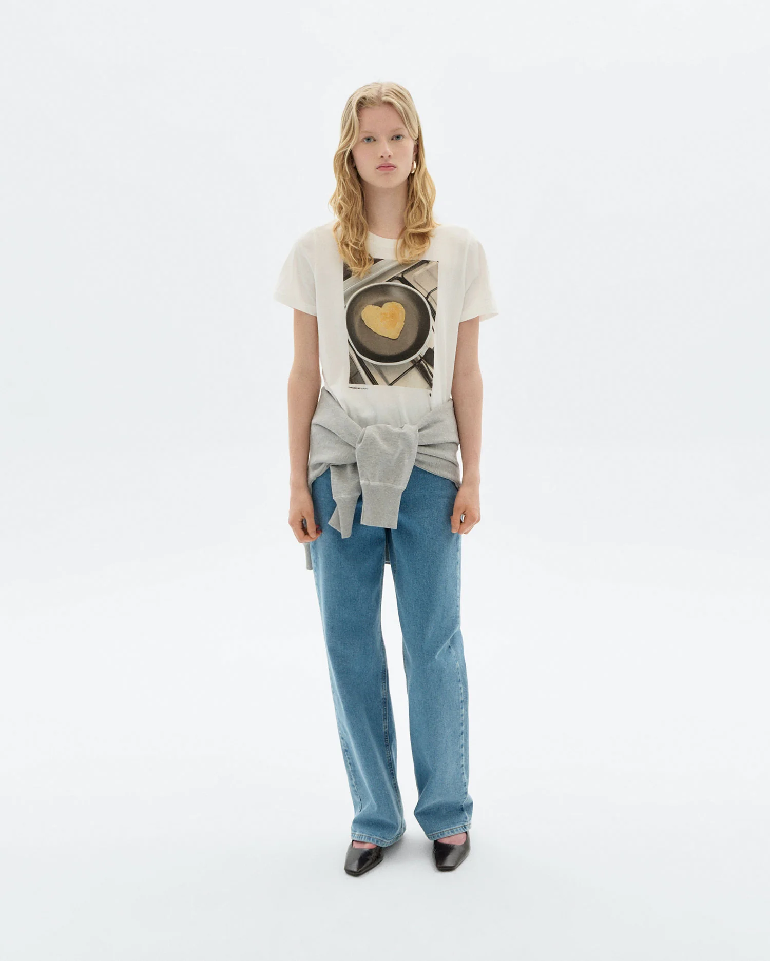 Jeans tiro alto light blue Theresa - Image 3