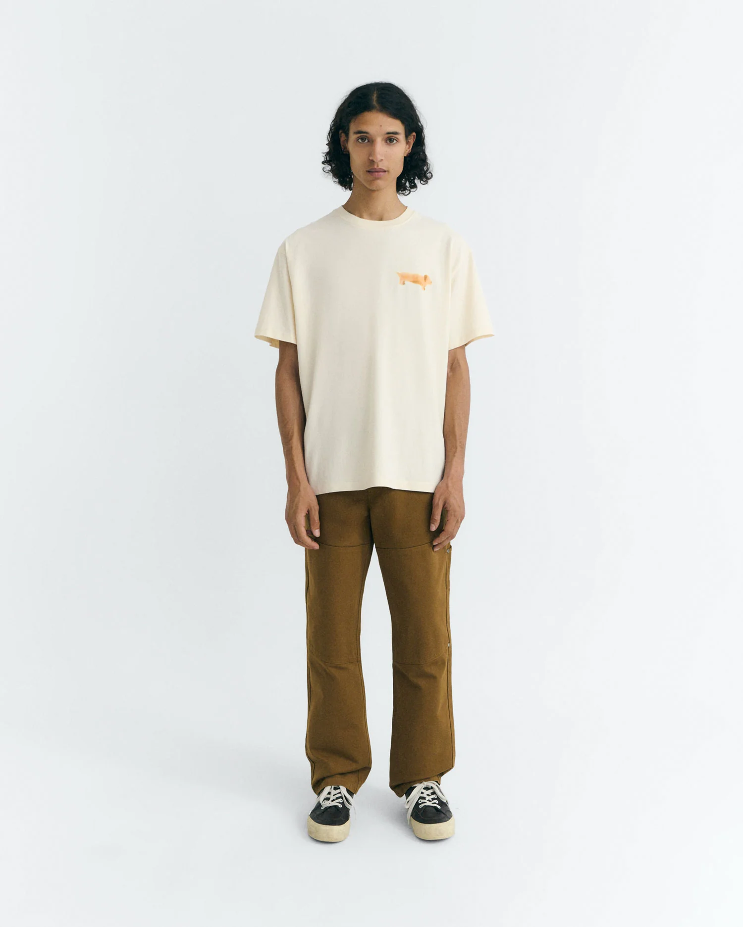 Camiseta blanca perro salchicha Aaron - Image 3