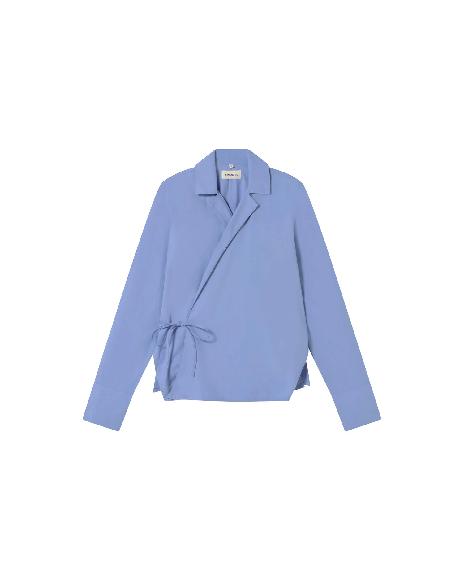 Blusa azul cruzada Lenie - Image 5