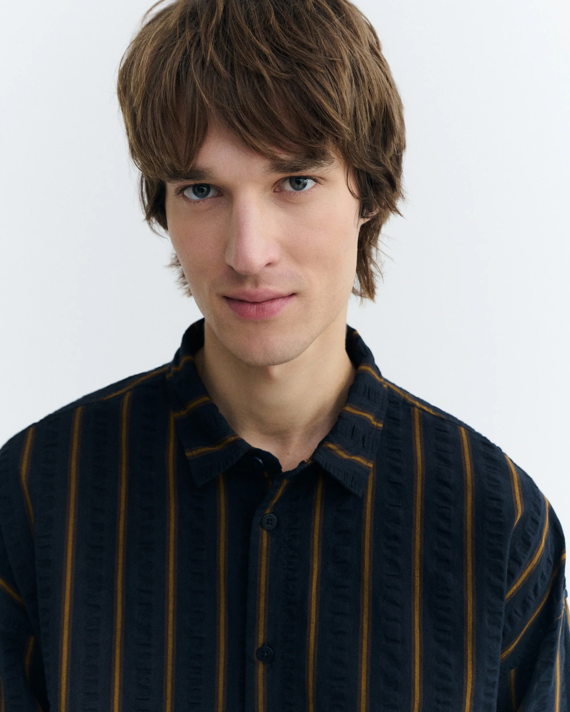 Camisa oversize seersucker rayas Haru - Image 4