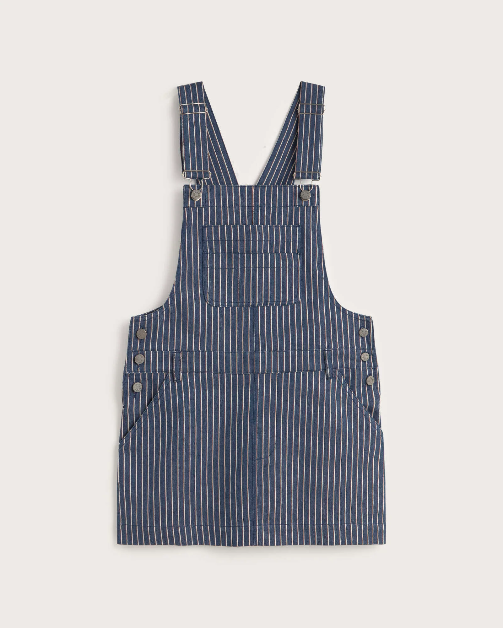 Vestido corto pichi rayas tinte natural railway Rafaela - Image 5