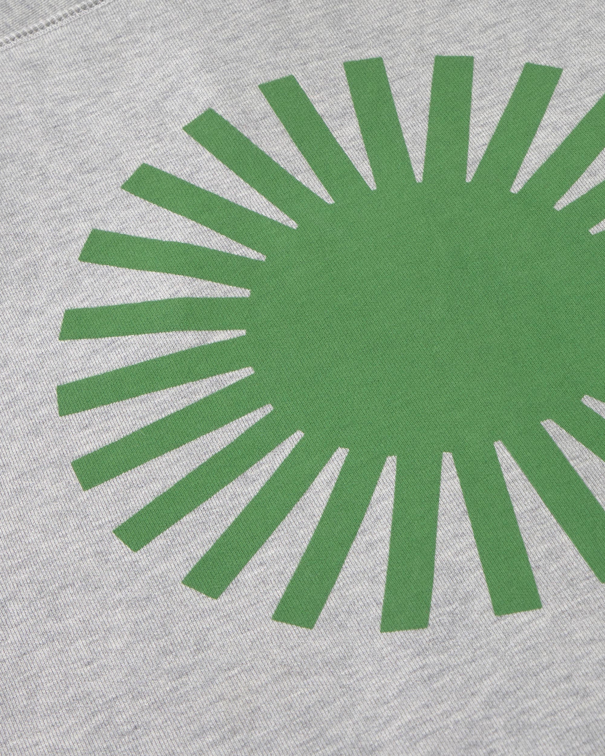 Sudadera gris sol verde espalda Garfu - Image 8