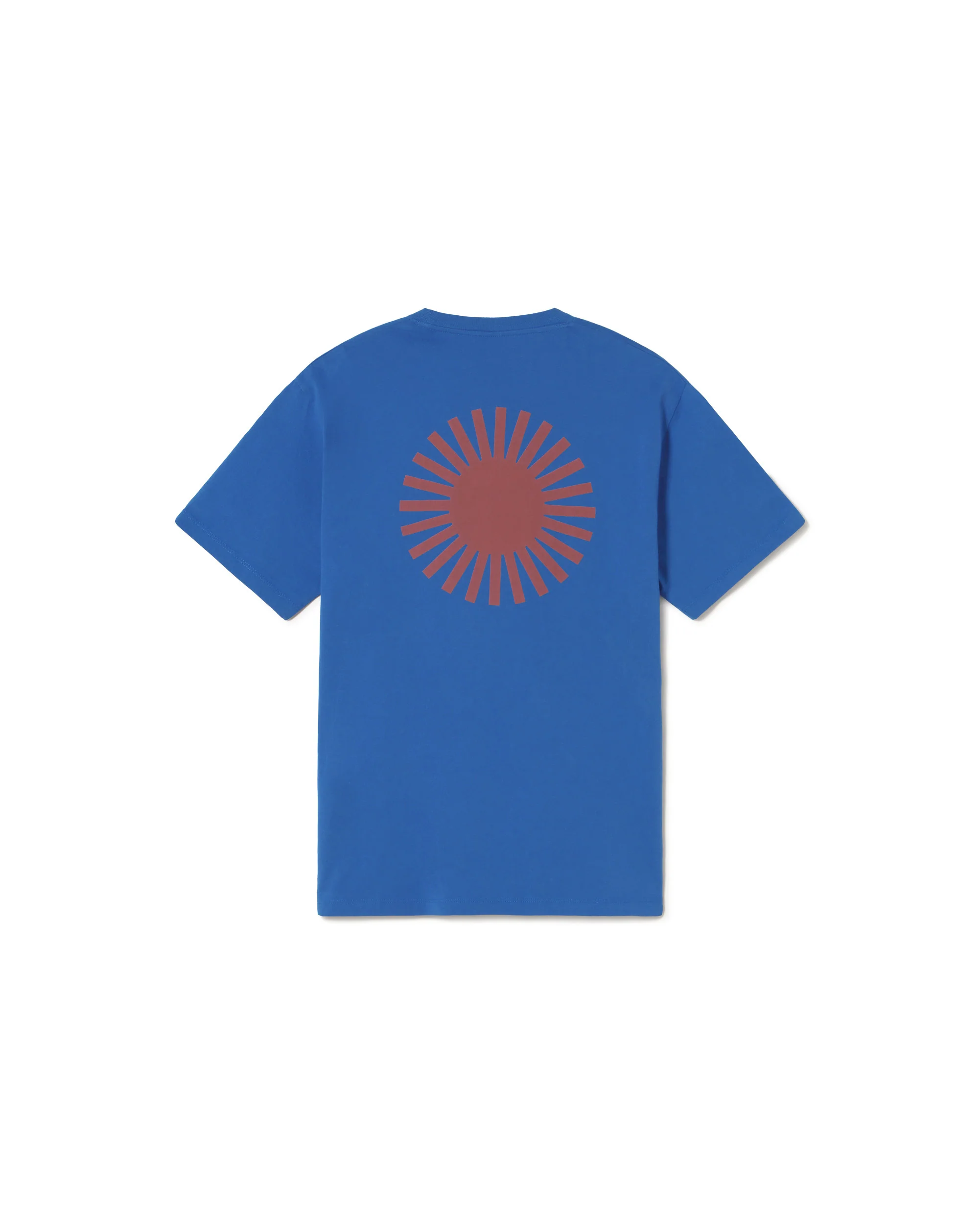 Camiseta azul sol espalda marrón - Image 6