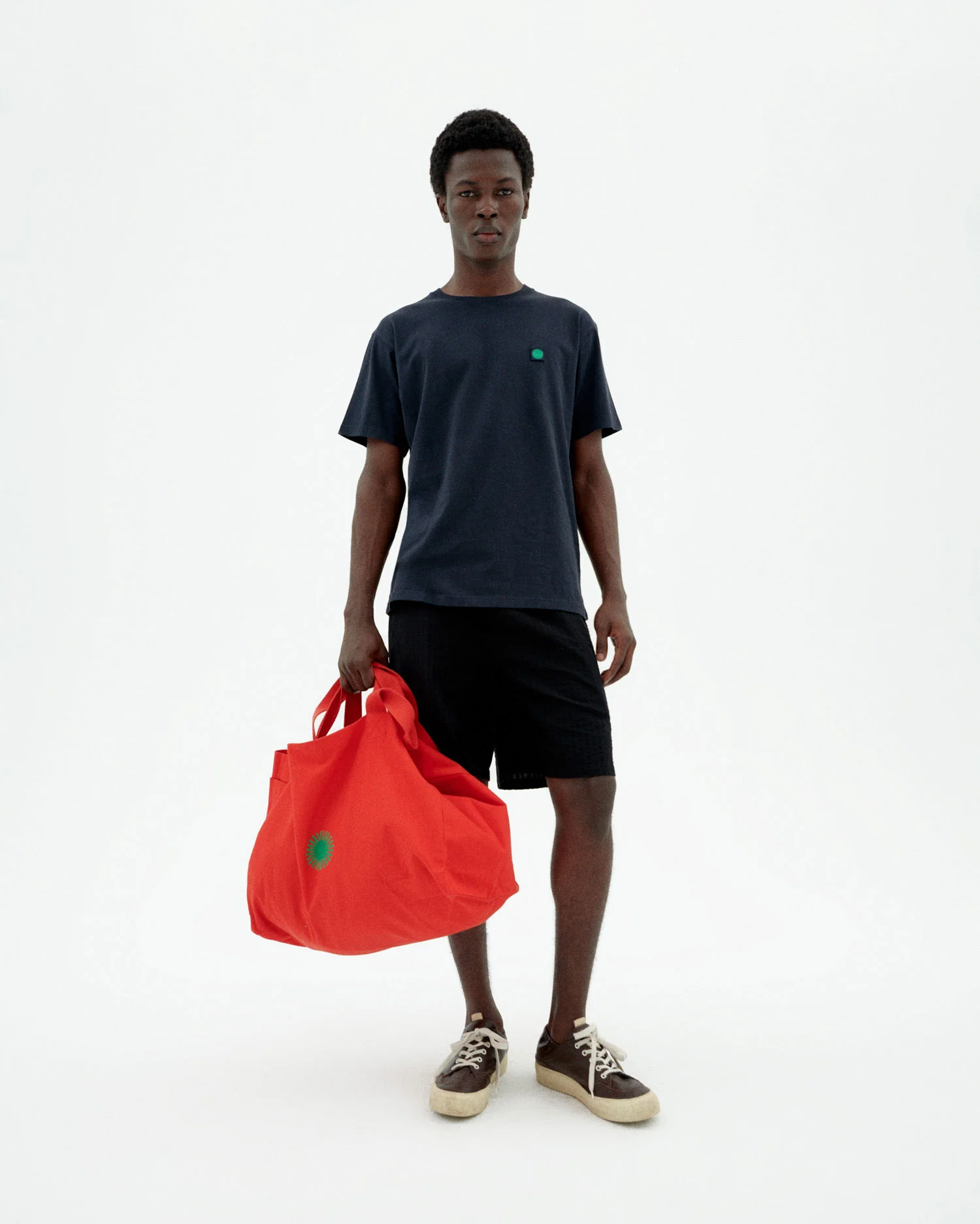 Camiseta navy sol espalda verde - Image 4