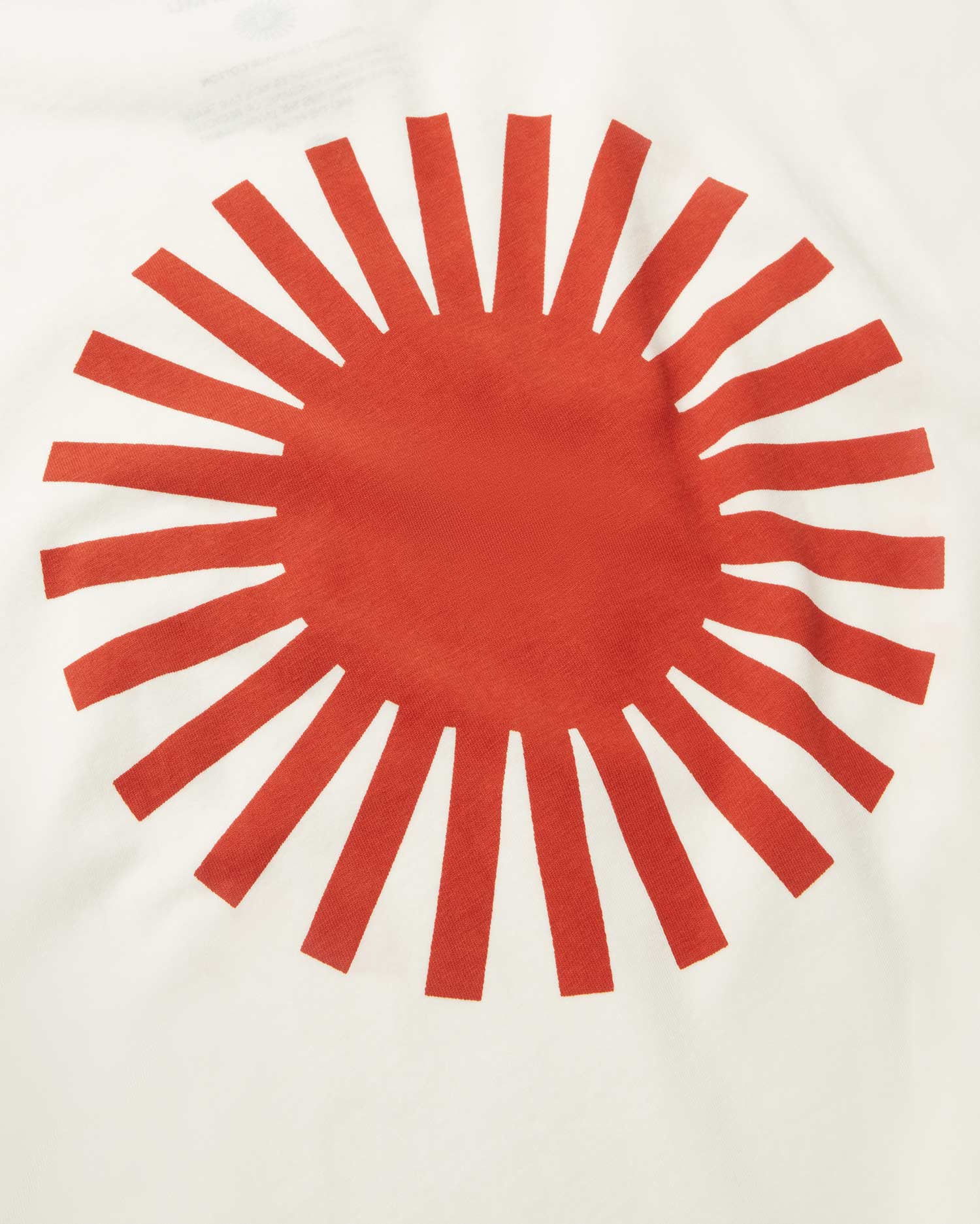 Camiseta blanca sol espalda rojo Aaron - Image 7