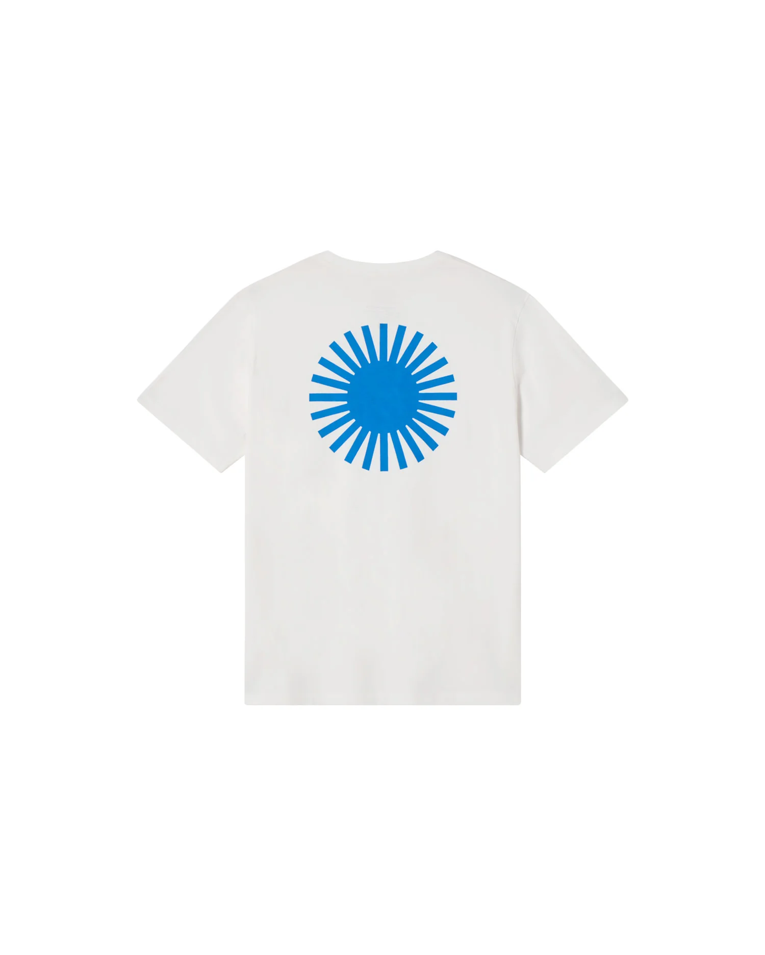 Camiseta blanca sol espalda azul - Image 6