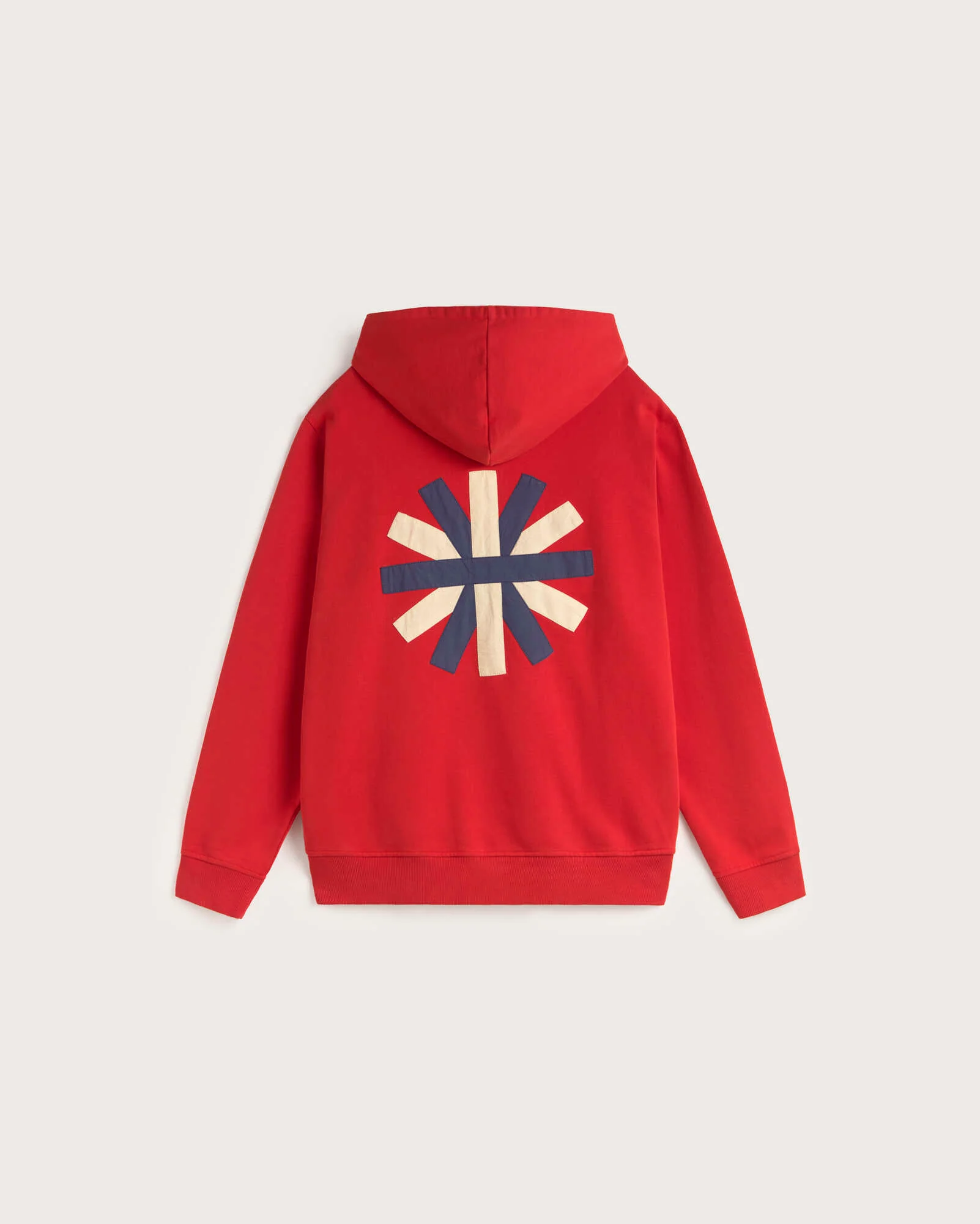 Sudadera roja patched sol espalda Simon - Image 8