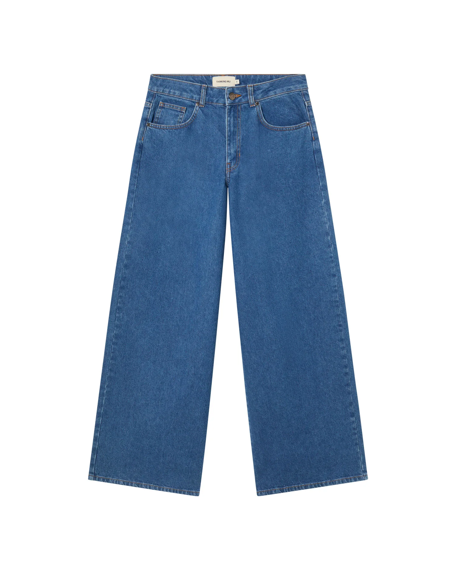 Jeans wide leg classic blue Hedda - Image 5
