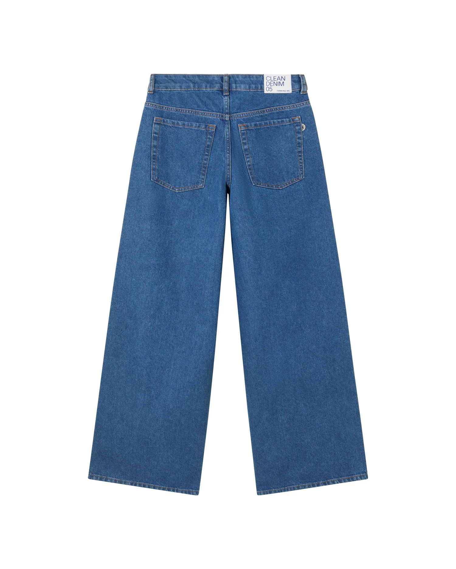 Jeans wide leg classic blue Hedda - Image 6
