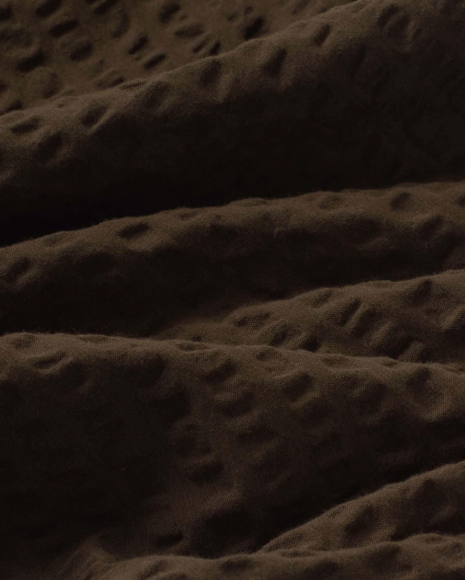 Pantalón loose seersucker marrón Luc - Image 6